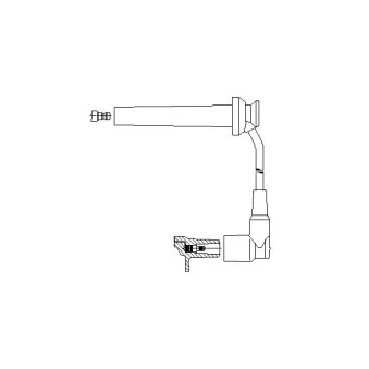 BREMI 8A15/90 - Câble d'allumage
