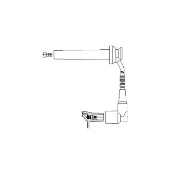 BREMI 8A15E31 - Câble d'allumage