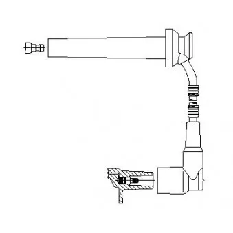 Câble d'allumage BREMI 8A15F29