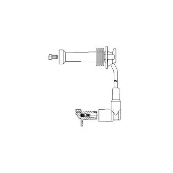 Kit de câbles d'allumage BERU ZEF1628