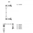 BREMI 977 - Kit de câbles d'allumage