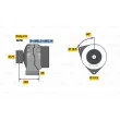 BOSCH 0 124 615 057 - Alternateur