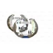 BOSCH 0 204 114 002 - Kit de freins arrière prémontés KIT SUPERPRO