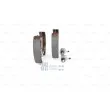 BOSCH 0 204 114 547 - Kit de freins arrière prémontés KIT SUPERPRO