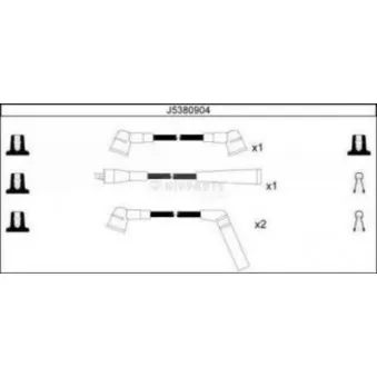 Kit de câbles d'allumage NIPPARTS OEM 96256433