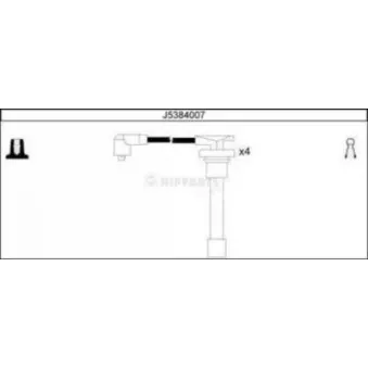 Kit de câbles d'allumage NIPPARTS OEM 32704P07000