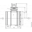 BOSCH 0 281 002 764 - Débitmètre de masse d'air