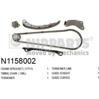 Kit de distribution par chaîne NIPPARTS N1158002