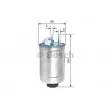 BOSCH 0 450 906 452 - Filtre à carburant