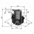 BOSCH 0 450 907 015 - Filtre à carburant