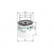 BOSCH 0 451 103 260 - Filtre à huile