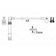 BOSCH 0 986 356 305 - Kit de câbles d'allumage