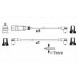 BOSCH 0 986 356 357 - Kit de câbles d'allumage