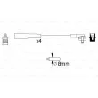 BOSCH 0 986 356 700 - Kit de câbles d'allumage