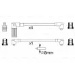 BOSCH 0 986 356 718 - Kit de câbles d'allumage