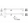 BOSCH 0 986 356 731 - Kit de câbles d'allumage