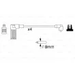 BOSCH 0 986 356 738 - Kit de câbles d'allumage