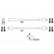BOSCH 0 986 356 768 - Kit de câbles d'allumage