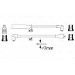 BOSCH 0 986 356 807 - Kit de câbles d'allumage
