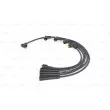 BOSCH 0 986 356 812 - Kit de câbles d'allumage