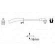 BOSCH 0 986 356 829 - Kit de câbles d'allumage