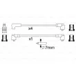 BOSCH 0 986 356 844 - Kit de câbles d'allumage