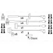 BOSCH 0 986 356 878 - Kit de câbles d'allumage