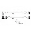 BOSCH 0 986 357 011 - Kit de câbles d'allumage