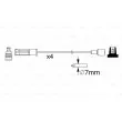 BOSCH 0 986 357 184 - Kit de câbles d'allumage