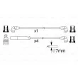 BOSCH 0 986 357 214 - Kit de câbles d'allumage