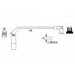 BOSCH 0 986 357 267 - Kit de câbles d'allumage