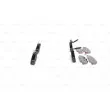 BOSCH 0 986 424 030 - Jeu de 4 plaquettes de frein avant