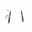 BOSCH 0 986 424 031 - Jeu de 4 plaquettes de frein avant