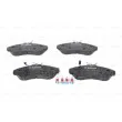 BOSCH 0 986 424 031 - Jeu de 4 plaquettes de frein avant