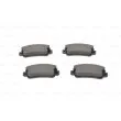 BOSCH 0 986 424 098 - Jeu de 4 plaquettes de frein avant