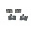 BOSCH 0 986 424 144 - Jeu de 4 plaquettes de frein avant