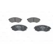 BOSCH 0 986 424 215 - Jeu de 4 plaquettes de frein avant