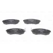 BOSCH 0 986 424 215 - Jeu de 4 plaquettes de frein avant