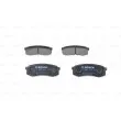 BOSCH 0 986 424 313 - Jeu de 4 plaquettes de frein arrière