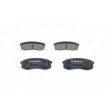 BOSCH 0 986 424 313 - Jeu de 4 plaquettes de frein arrière