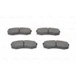 BOSCH 0 986 424 313 - Jeu de 4 plaquettes de frein arrière
