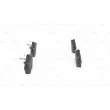 BOSCH 0 986 424 360 - Jeu de 4 plaquettes de frein avant