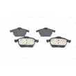 BOSCH 0 986 424 360 - Jeu de 4 plaquettes de frein avant