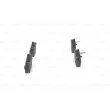 BOSCH 0 986 424 360 - Jeu de 4 plaquettes de frein avant