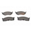 BOSCH 0 986 424 363 - Jeu de 4 plaquettes de frein avant