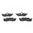 BOSCH 0 986 424 363 - Jeu de 4 plaquettes de frein avant