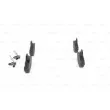 BOSCH 0 986 424 415 - Jeu de 4 plaquettes de frein avant