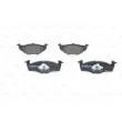 BOSCH 0 986 424 449 - Jeu de 4 plaquettes de frein avant
