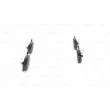 BOSCH 0 986 424 449 - Jeu de 4 plaquettes de frein avant
