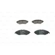 Jeu de 4 plaquettes de frein avant BOSCH [0 986 424 474]